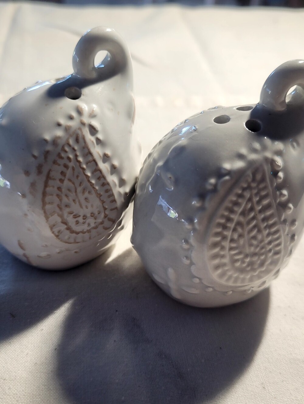 Set Of Salt and Pepper shakers Urban Bungalow Elephants and American Atelier